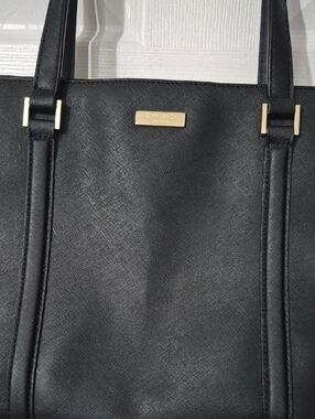 Kate Spade Black Saffiano Bag with Gold Hardware